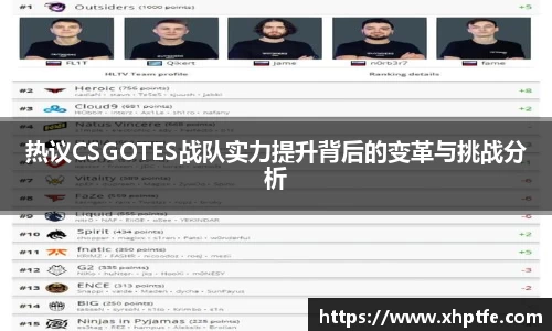 热议CSGOTES战队实力提升背后的变革与挑战分析